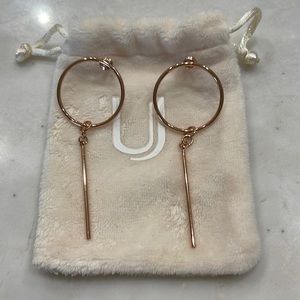 Uncommon James rose gold earrings